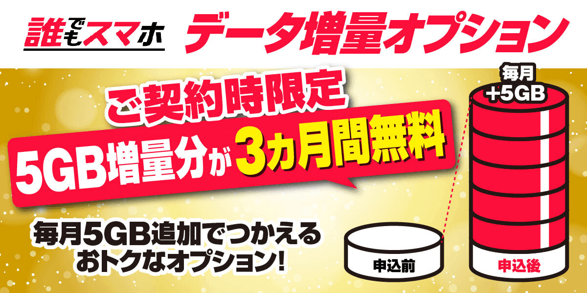 5GB増量キャンペーン